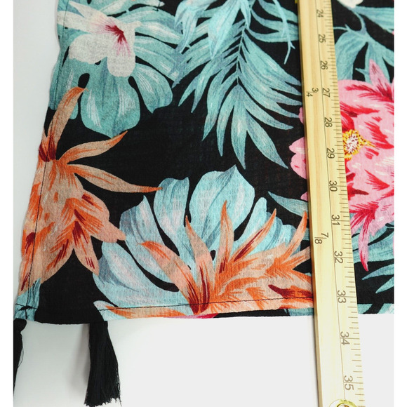 Kona Sol Dress Cover-Up Women Small Tropical Floral Print Tunic - Picture 11 of 12